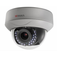 Купольная HD-TVI видеокамера с ИК-подсветкой до 30м и PoC HiWatch DS-T207P