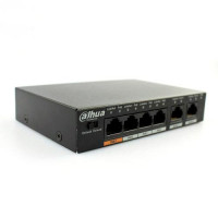 4-портовый неуправляемый коммутатор с РоЕ / Dahua DH-PFS3006-4GT-60