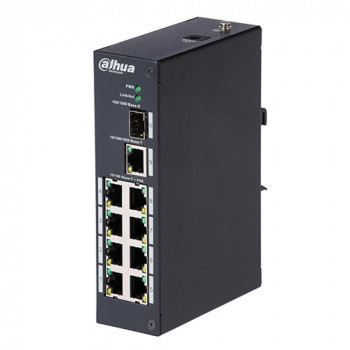 8-портовый неуправляемый коммутатор / Dahua DH-PFS3110-8T