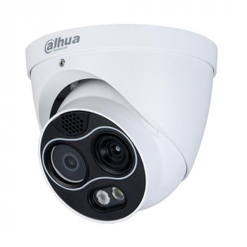 Двухспектральная тепловизионная IP-камера с искусственным интеллектом Dahua DH-TPC-DF1241P-TD2F2