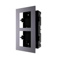 Рамка монтажная на 2 модуля, врезная с пластиковым монтажным основанием / Hikvision DS-KD-ACF2/Plastic Рамка монтажная на 2 модуля, врезная с пластиковым монтажным основанием / Hikvision DS-KD-ACF2/Plastic