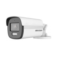 2Мп HD-TVI камера с LED подсветкой до 40м с объективом 2.8мм / Hikvision DS-2CE12DF3T-FS