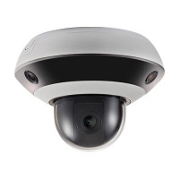 Панорамная IP-камера с 3-мя 2Мп сенсорами и 2Мп PTZ-модулем и ИК-подсветкой до 10м / Hikvision DS-2PT3326IZ-DE3