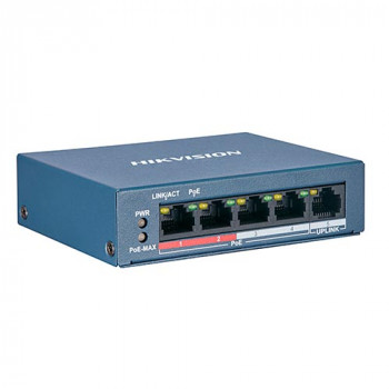 Неуправляемый коммутатор Hikvision DS-3E0105P-E/M(B)