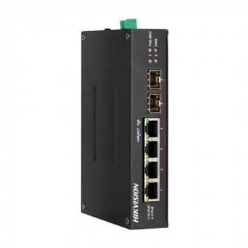 Неуправляемый коммутатор с широким температурным диапазоном PoE Hikvision DS-3T0306HP-E/HS