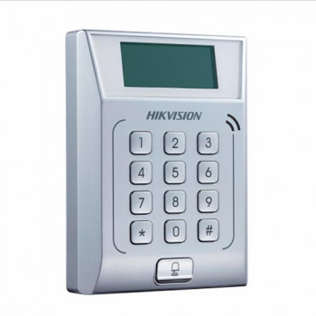 Терминал контроллера доступа со встроенным считывателем Mifare карт Hikvision DS-K1T802M