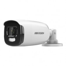 5Мп уличная цилиндрическая HD-TVI камера с LED подсветкой до 40м / Hikvision DS-2CE12HFT-F (3.6мм)