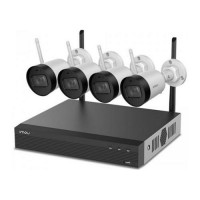 Набор 4-х канальный видеорегистратор NVR + IPC-G22P-0280B-imou (2.8 мм) х 4 шт / IMOU KIT/NVR1104HS-W-S2/4-G22